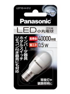 パナソニック　ＬＥＤ小丸電球　白色　ＬＤＴ１ＤＨＥ１２　０．５Ｗ