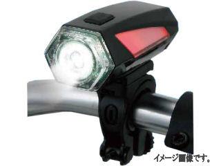 コメリセレクト LEDサイクルライト 0.5W ブラック