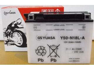 ユアサ オートバイ用バッテリー Y50-N18L-A
