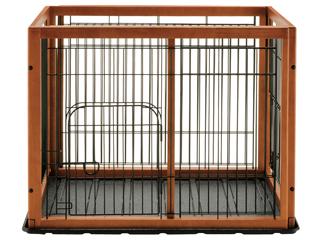 木製スライドサークル　ワイド　ダークブラウン