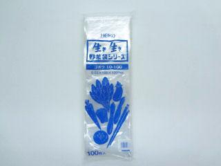 野菜ポリ袋　＃３０　ゴボウ　１０－１００号　厚さ０．０３×１００×１０００ｍｍ　１００枚入り