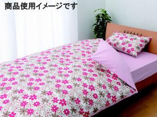 綿100% 無地敷布団カバー セミダブル ピンク