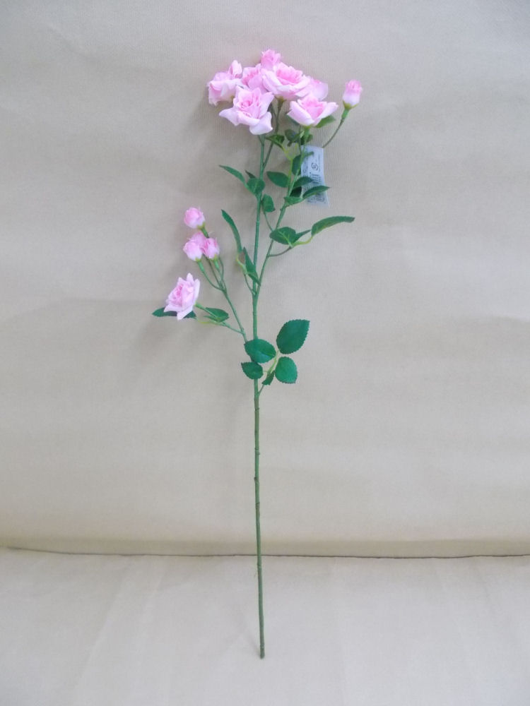 造花　エメラルドローズスプレー　ピンク　ＦＡ－６５９８