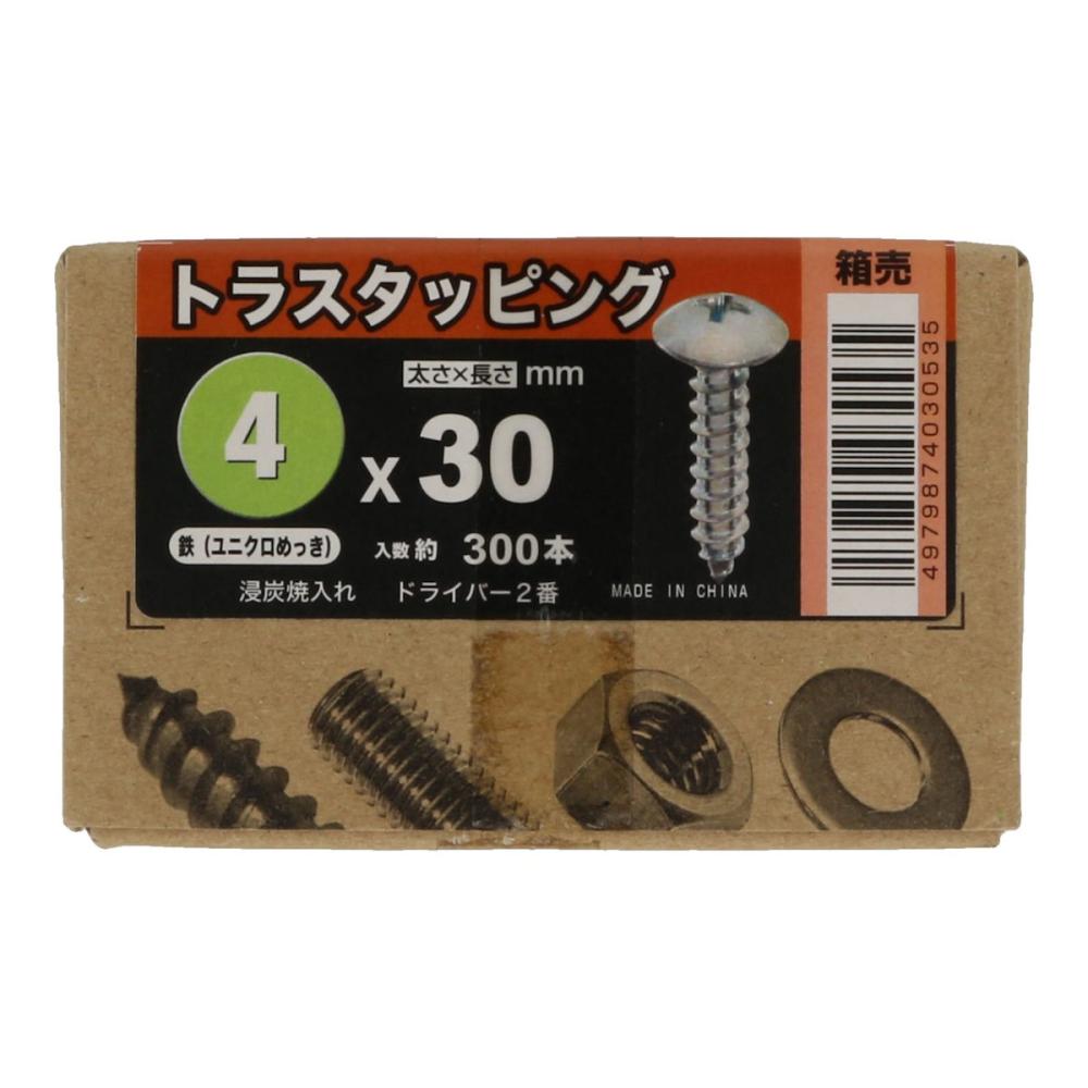 トラスタッピング　ユニクロ　箱　４×３０　３００本　３００本