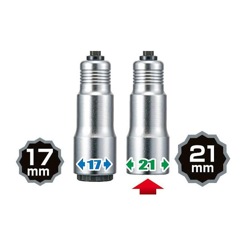 タジマ（ＴＪＭデザイン）　耐久ソケット　　　１７×２１ｍｍ　１２角　　　ＴＳＫ－Ｔ１７２１－１２Ｋ