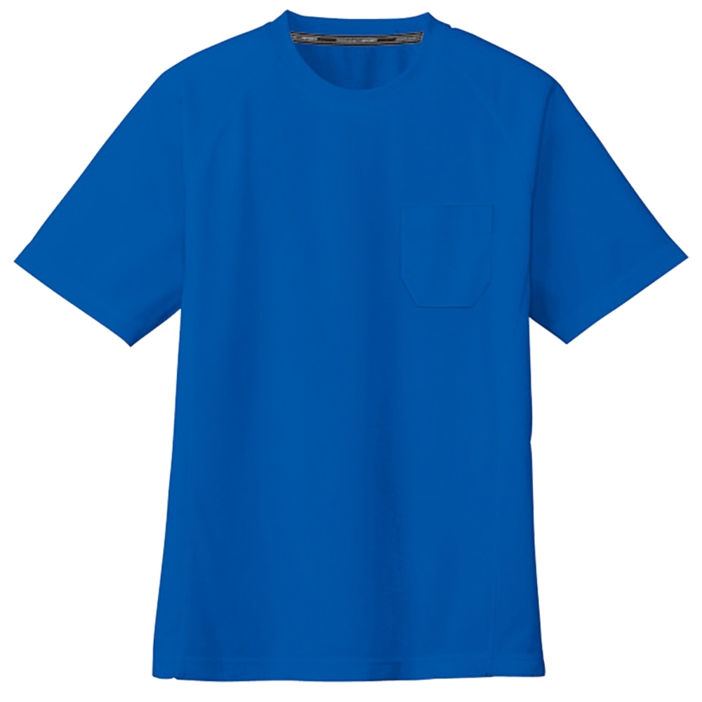 コーコス信岡　半袖Ｔシャツ　吸汗速乾　男女兼用　ブルー　３Ｌ　ＡＳ－６５７