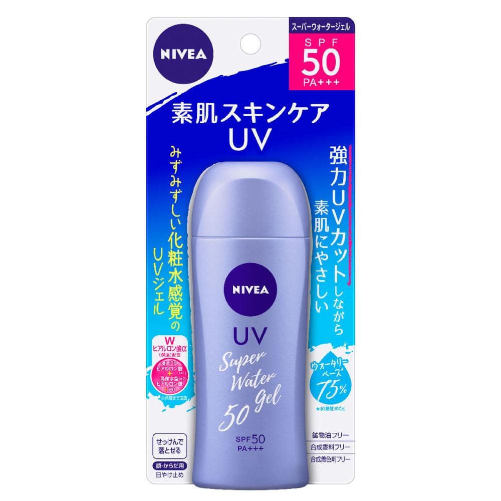 花王　ニベアサン　ウォータージェル　ＳＰＦ５０　８０ｇ