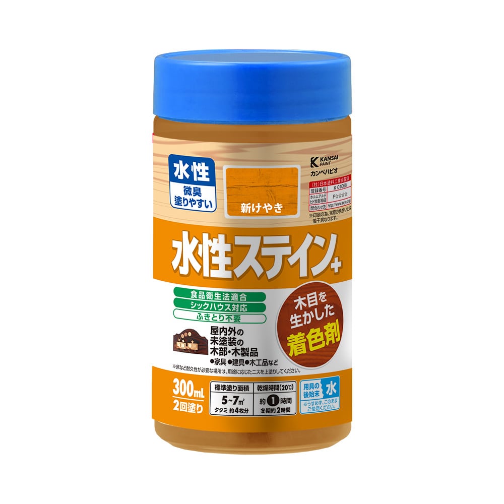 水性ステイン＋　３００ｍＬ　新けやき