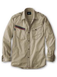 自重堂　Ｊａｗｉｎ（ジャウィン）　ラチネクロスシャツ　ベージュ　ＥＬ　５１７０４