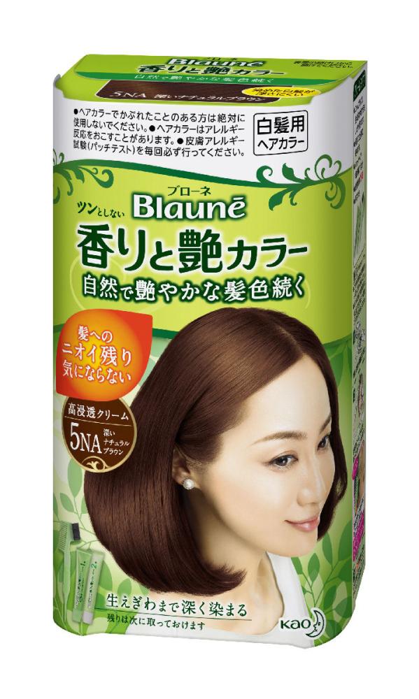 花王 ブローネ 香りと艶カラークリーム 5NA深いナチュラルブラウン