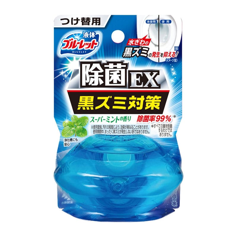 小林製薬　液体ブルーレット　除菌ＥＸ　スーパーミントの香り　つけ替用　７０ｍｌ