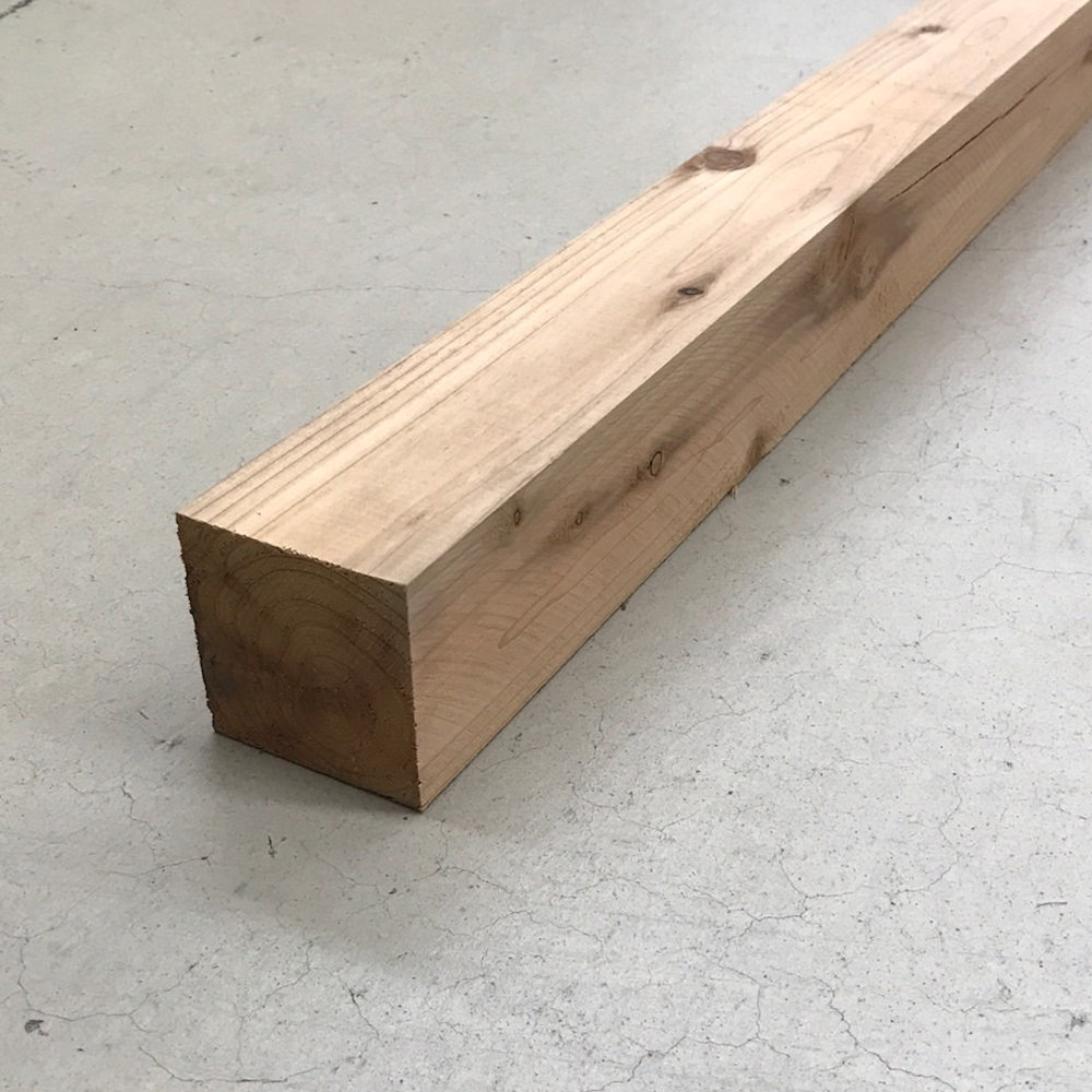 杉グリーン材 正角 約60×60×3000mm
