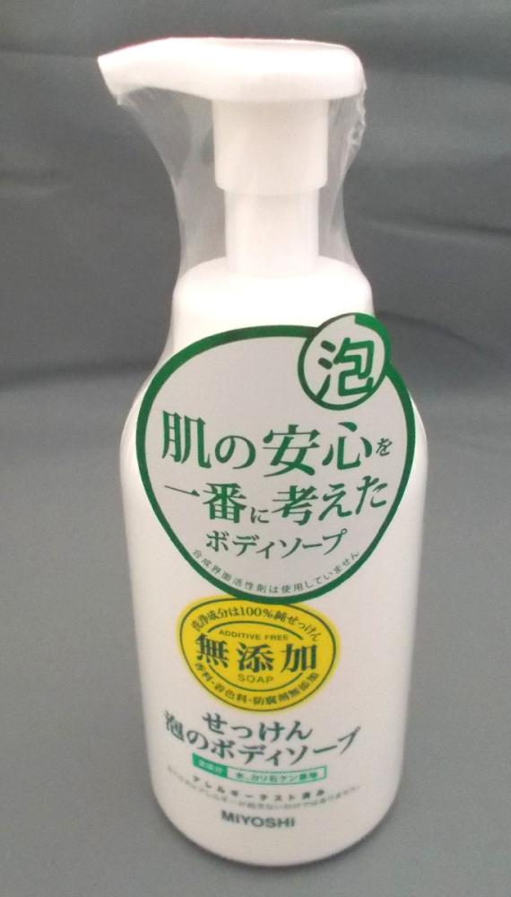 ミヨシ　無添加せっけん　泡のボディソープ　５００ｍＬ