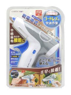 EARTH MAN 乾電池式コードレスグルーガン GG-210CC