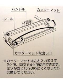 カッターマット　Ａ３　ブラック　ＮＲＣ－Ｍ５Ａ３Ｄ