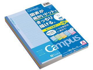 コクヨ　学習罫キャンパスノート図表罫　Ａ罫　５冊　ノ－Ｆ３ＣＡＫＸ５