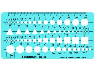ステッドラー　組合せ定規　６０穴