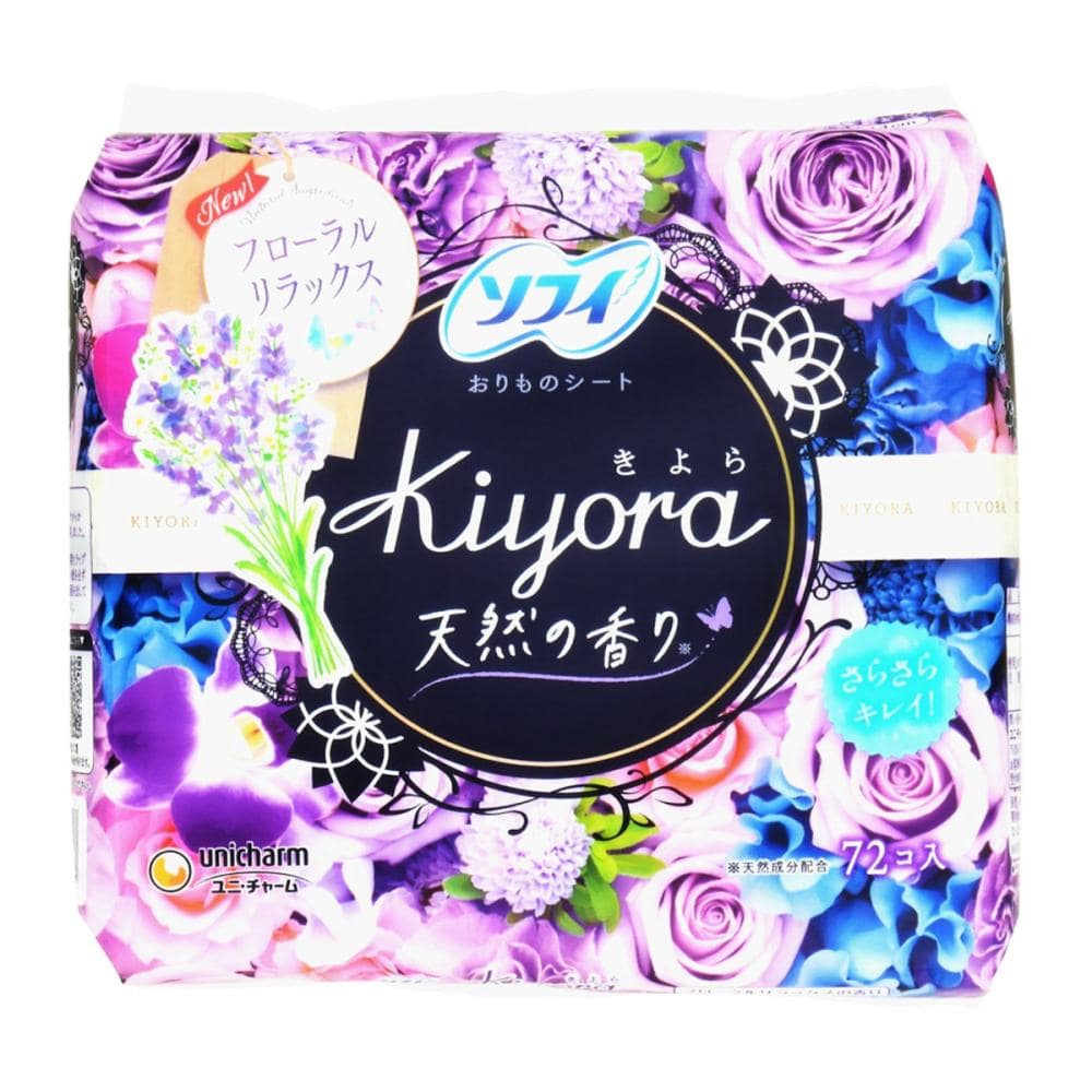 ユニチャーム ソフィ Kiyora(きよら) フレグランスリラックス 72枚