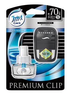 P&G ファブリーズ プレミアムクリップ 芳香剤 アクアワルツ本体