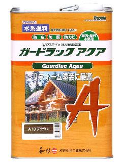 和信ペイント ガードラックアクア(水性) ブラウン 3.5kg