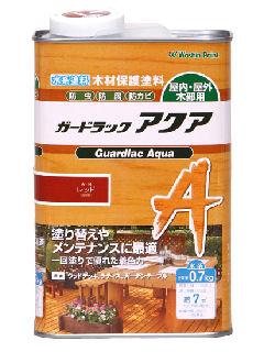 和信ペイント　ガードラックアクア（水性）　レッド　０．７ｋｇ