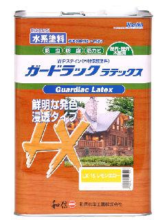 和信ペイント　ガードラックラテックス（水性）　レモンエロー　３．５ｋｇ