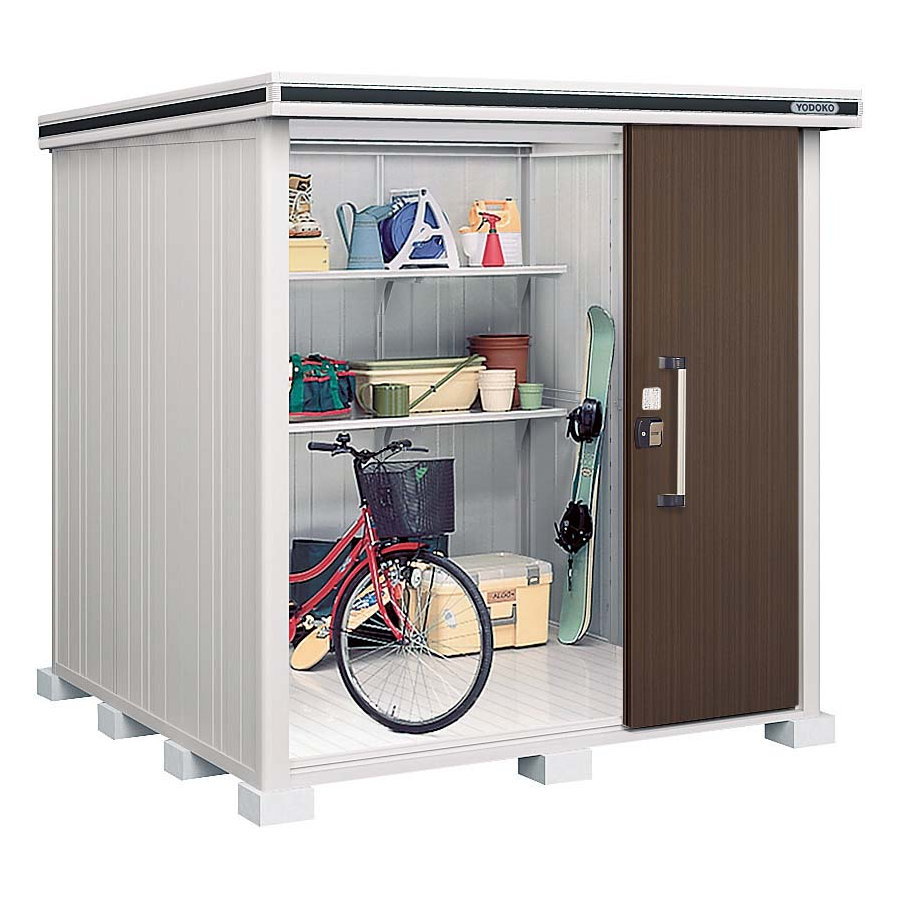 ヨド物置　エルモ　ＬＭＤ－２２２２Ｈ　エバーグリーン　一般地型