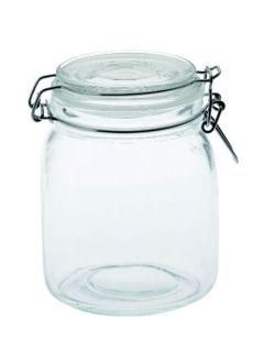 ワイヤーロック式ガラス保存容器 1000mL