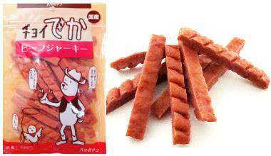 わんわん チョイでか ビーフジャーキー ２００ｇの通販 ホームセンター コメリドットコム