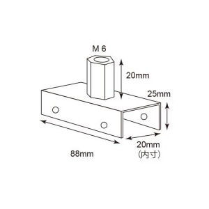 ２×４材用　アジャスター　ワンバイ