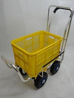 アルミ四輪キャリーブレーキ付ノーパンクAKBー43NPU の アルミ四輪キャリーブレーキ付ノーパンクAKBー43NPU の