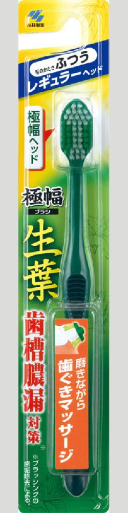 小林製薬　生葉極幅歯ブラシ　ふつう　