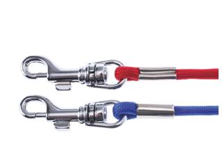 ドギーマン 細丸リード 4mm レッド MD4011