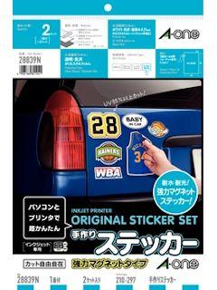 エーワン 手作りステッカー マグネットタイプ 28839N