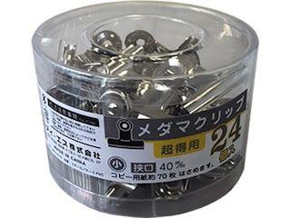 アイエス　目玉クリップ小　４０ｍｍ　２４個入