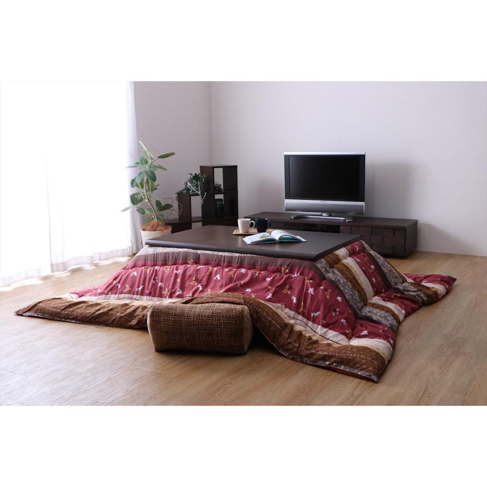 イケヒコ こたつ掛布団 こよみ ローズ 大判長方形 約245×205cm