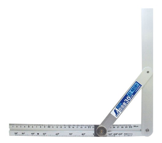 シンワ　アルミ自由金　３０ｃｍ　角度目盛