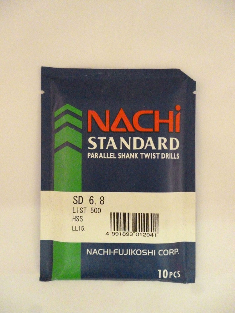 ナチ　鉄工用ドリル　１０本入　ＳＤ６．８ｍｍ