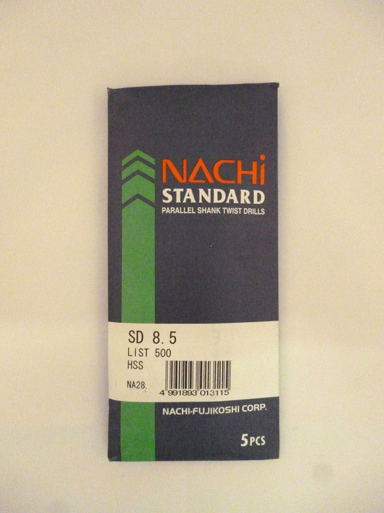 ナチ　鉄工用ドリル　５本入　ＳＤ８．５ｍｍ