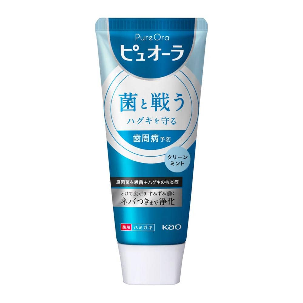 花王 ピュオーラ 薬用ハミガキ クリーンミント 115g