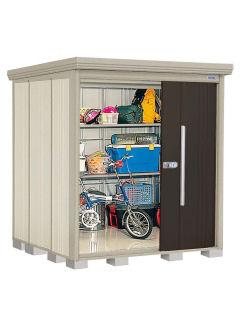 タクボ物置　Ｍｒ．ストックマン　ダンディ　間口１８３×奥行１９２ｃｍ　側面棚タイプ　多雪型・結露減少屋根　トロピカルオレンジ　ＮＤ－ＳＺ１８１９ＹＴ