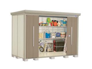 タクボ物置　Ｍｒ．ストックマン　ダンディ　間口２９０×奥行１５９ｃｍ　側面棚タイプ　多雪型・結露減少屋根　トロピカルオレンジ　ＮＤ－ＳＺ２９１５ＹＴ