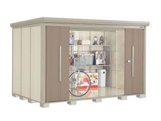 タクボ物置　Ｍｒ．ストックマン　ダンディ　間口３２３×奥行２２９ｃｍ　側面棚タイプ　多雪型・結露減少屋根　ムーンホワイト　ＮＤ－ＳＺ３２２２ＹＷ