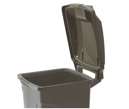 SPハンドル付ダストボックス 90L（2輪付） グリーン の