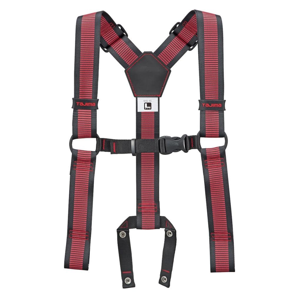 タジマ（ＴＪＭデザイン）　サスペンダーリミテッドＬＬライン赤　　　ＹＰＬＬ－ＬＲＥ