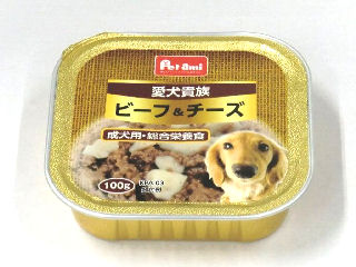 Ｐｅｔａｍｉ　愛犬貴族　トレイ　ビーフ＆チーズ１００ｇ