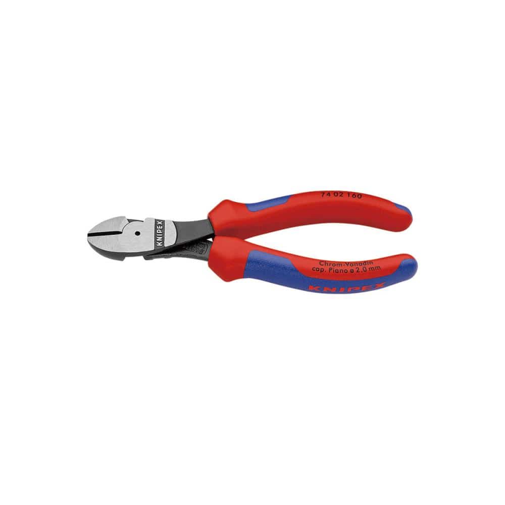 ＫＮＩＰＥＸ　強力型斜ニッパー（硬線用）　１６０ｍｍ　コンフォートハンドル　７４０２－１６０