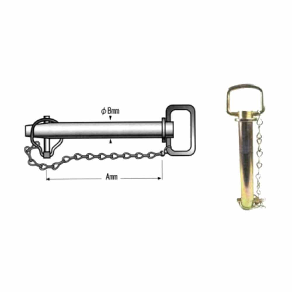 ＫＢＬ　ヒッチピン（チェーン、リンチピン付）　Ｋ１６７３８