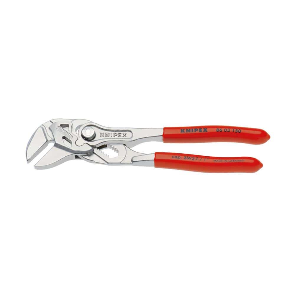 ＫＮＩＰＥＸ　プライヤーレンチ（径２７ｍｍ）　１５０ｍｍ　プラスチックハンドル　８６０３－１５０