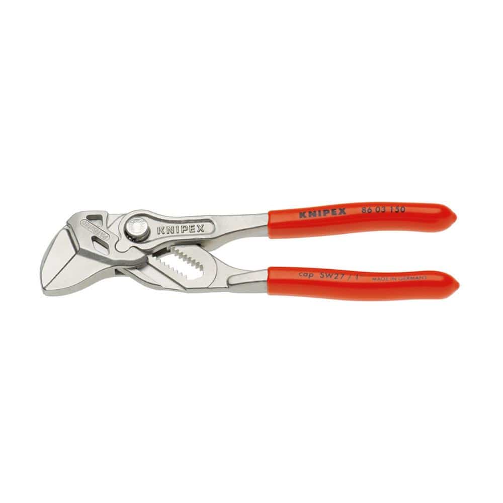 ＫＮＩＰＥＸ　プライヤーレンチ（径２７ｍｍ）　１５０ｍｍ　プラスチックハンドル　８６０３－１５０